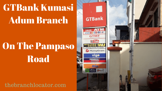 Here is the GTBank branches in Kumasi in the Ashanti region with ATM and Saturdays working hours