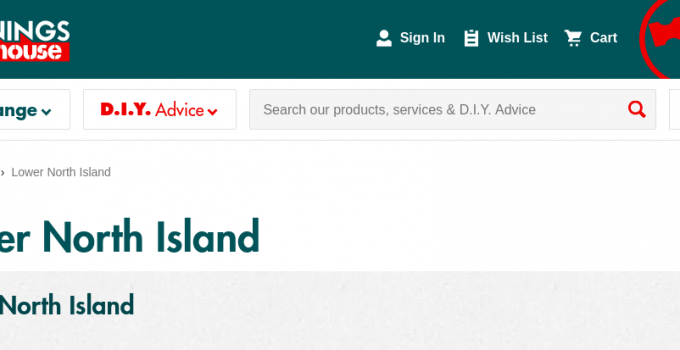 List Of Bunnings Warehouse Store In Lower North Island 2023, New Zealand