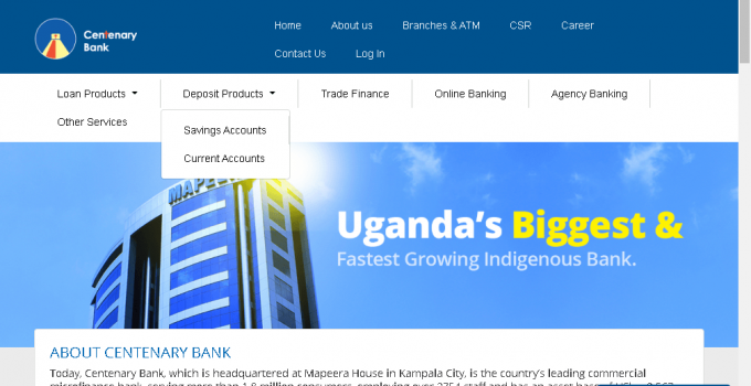 List of Centenary Bank branches in Uganda