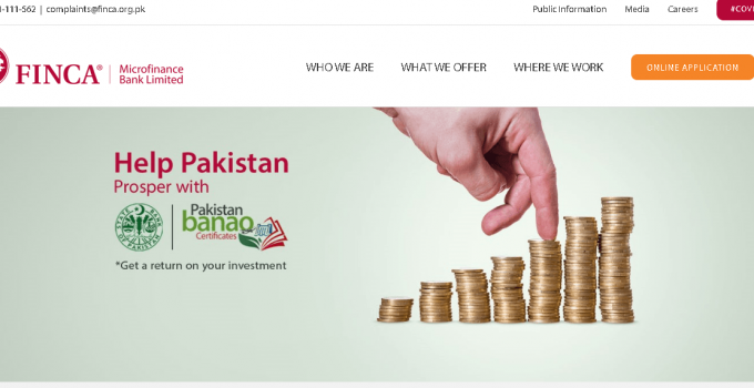 List of FINCA branches in Pakistan