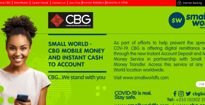 List Of Consolidated Bank (CBG) Branches In Central Region Of Ghana, 2024