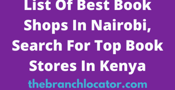 List Of Best Book Shops In Nairobi