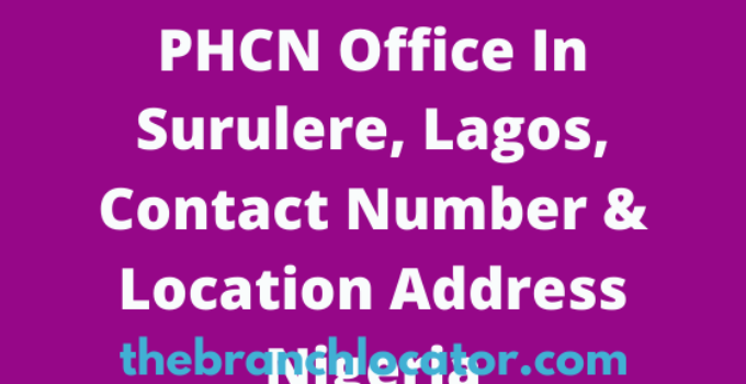 PHCN Office In Lagos, Contact Number