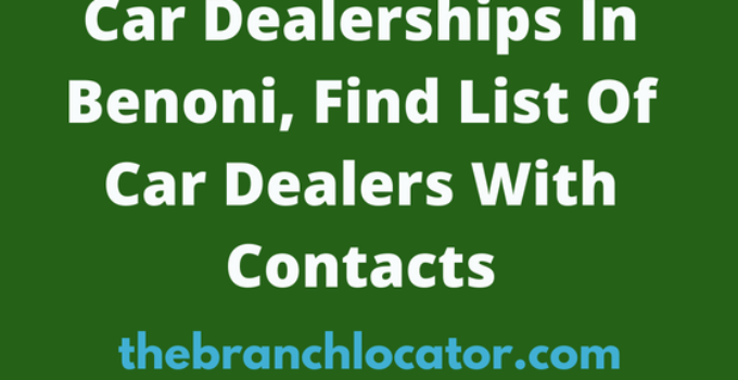 Car Dealerships In Benoni