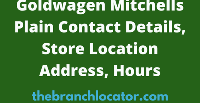 Goldwagen Mitchells Plain Location Address, Hours